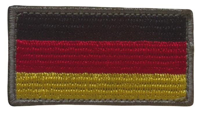 BW Nationalitätsabzeichen Textil mit Klett Klein